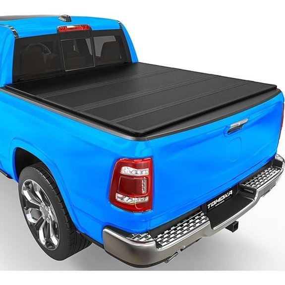 TOMOKA Quad-Fold Truck Bed Tonneau Cover for Toyota Tacoma