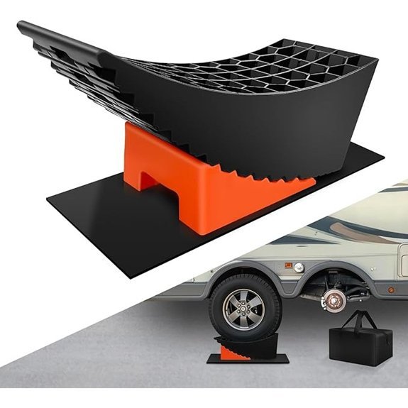 ROBLOCK Tandem Trailer Tire Change Ramp with Chocks