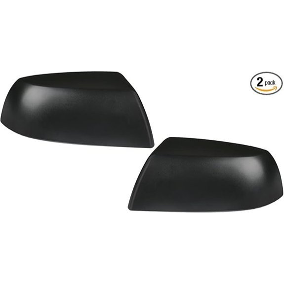 Osompar Textured Black Rear View Mirror Cover Cap