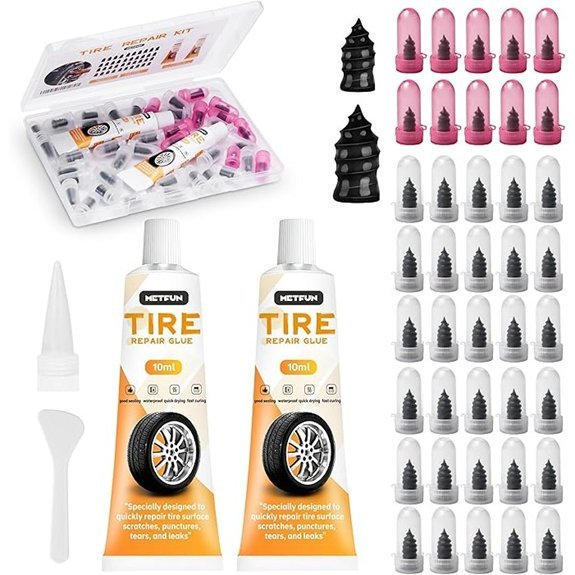 40 PCS Tire Repair Nail and Sealant Kit