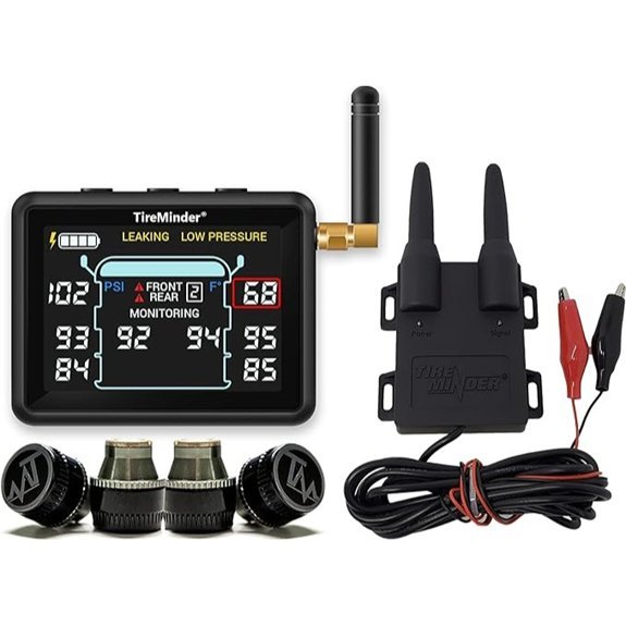 TireMinder i10 RV TPMS with 4 Transmitters Black