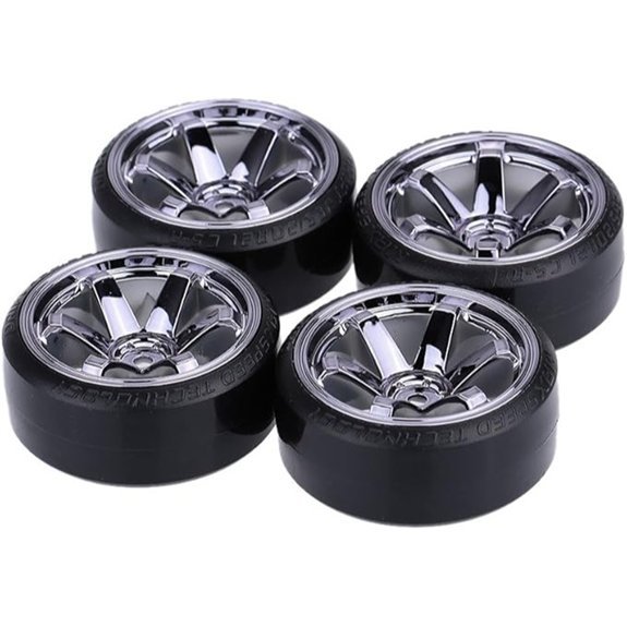 GoolRC Drift Car Tires Replacement Set (Titanium)
