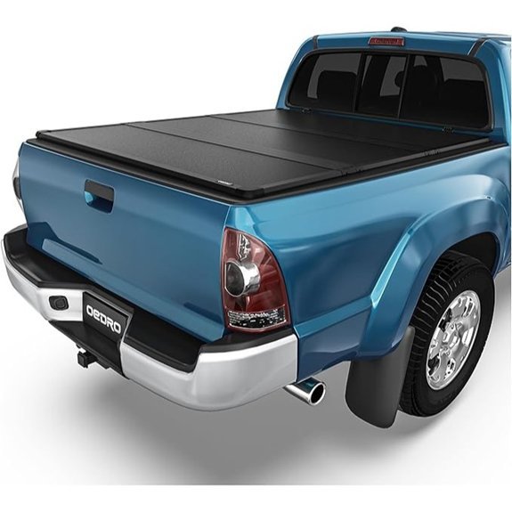 OEDRO Tri-Fold Tonneau Cover for Toyota Tacoma 6ft Bed