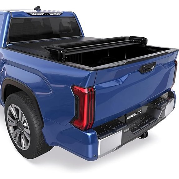 KUIPERAUTO Soft Quad Tonneau Cover for Toyota Tundra