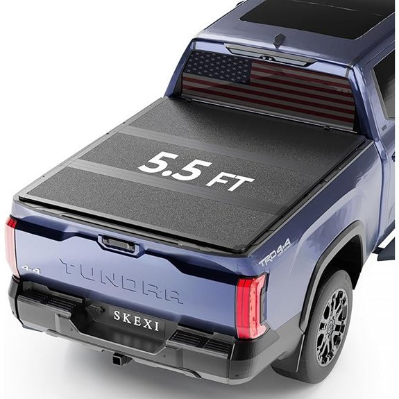 SKEXI Hard Tri-Fold Tonneau Cover for Toyota Tundra