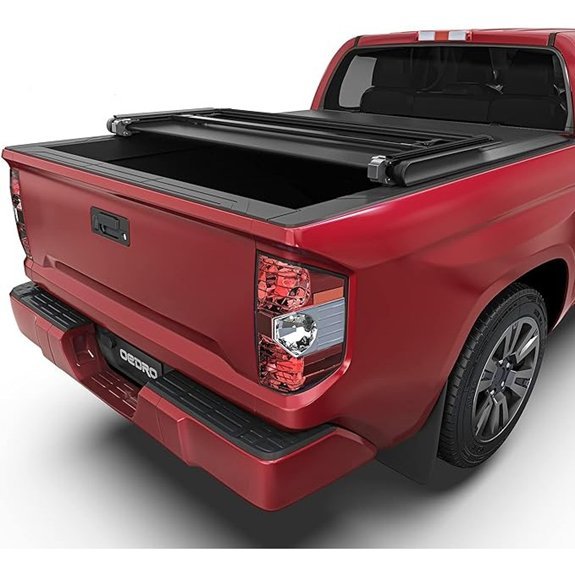 OEDRO Soft Tri-fold Tonneau Cover for Toyota Tundra