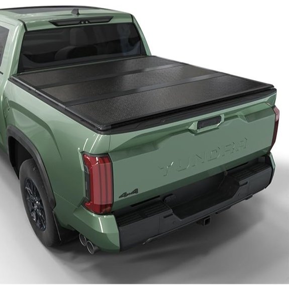 Toptiny Hard Folding Tonneau Cover for Toyota Tundra