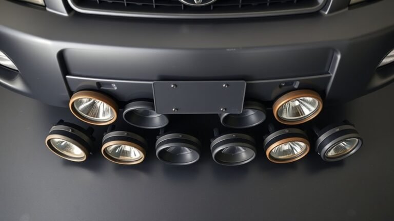 top fog light covers