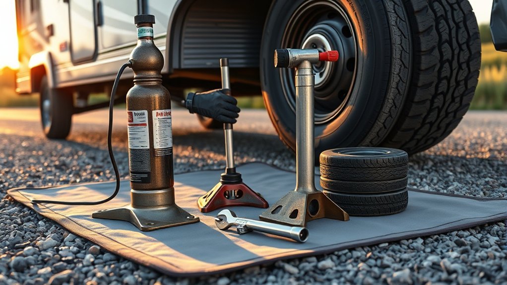 Best Jacks for Travel Trailer Tire Changes in 2026