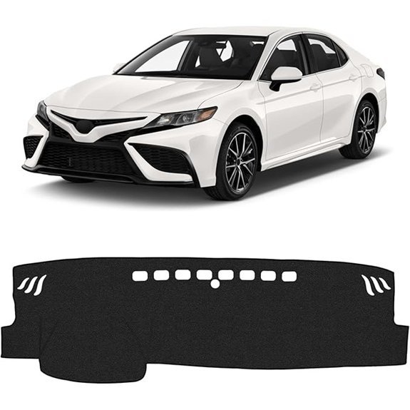 KUST Black Dash Cover for Toyota Camry 2018-2024