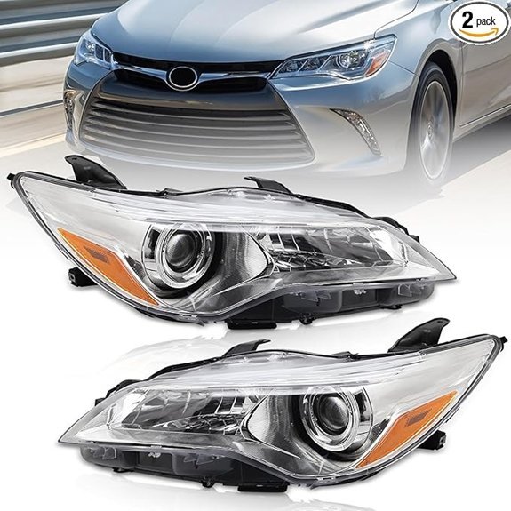 Toyota Camry 2015-2017 Headlight Replacement (Pair)