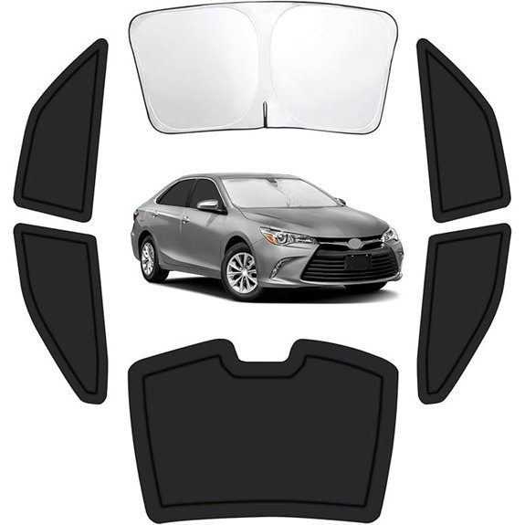 6PCS Car Window Shades for Toyota Camry 2012-2017