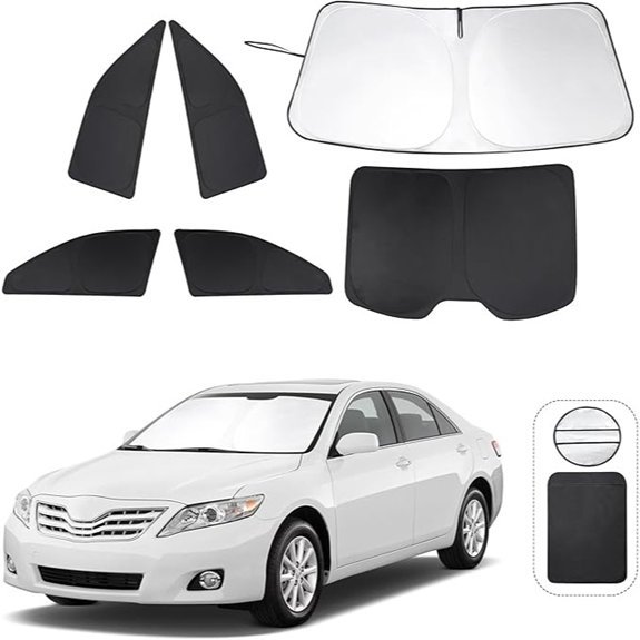 TINGLU Window Shades for 2007-2011 Toyota Camry
