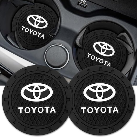 Toyota Silicone Car Cup Holder Coaster (2-Pack)