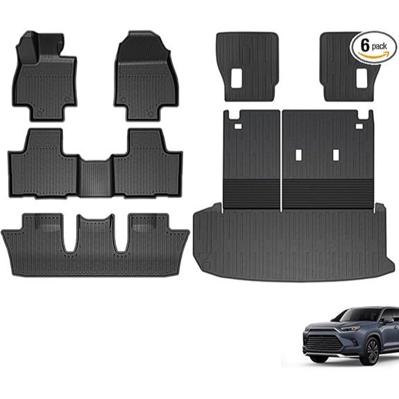 Toyota Grand Highlander 3-Row Floor Mats & Cargo Liner