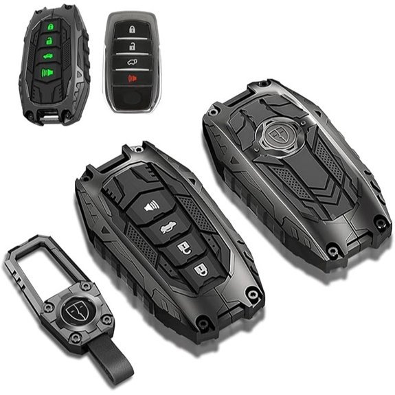 Mech Style Heavy Metal Key Fob Cover for Toyota