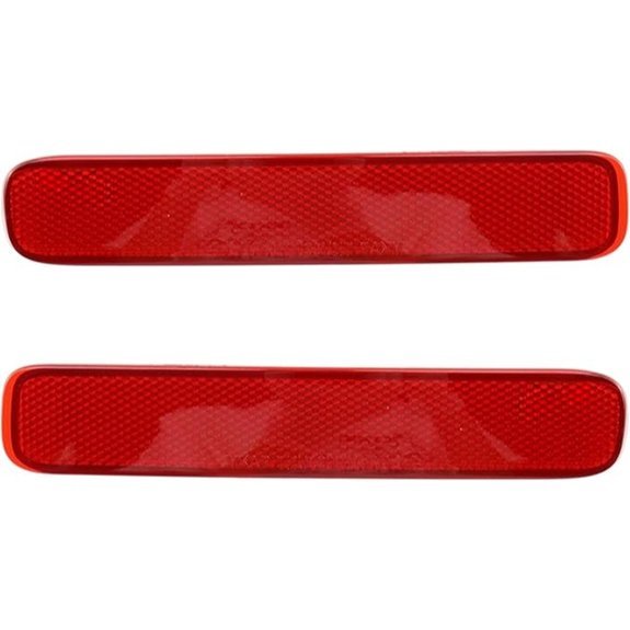 Crapyt Rear Bumper Reflector Cover for Toyota Highlander