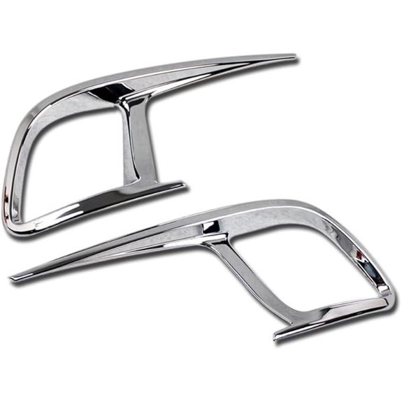Beautost Toyota Highlander Chrome Rear Fog Light Cover