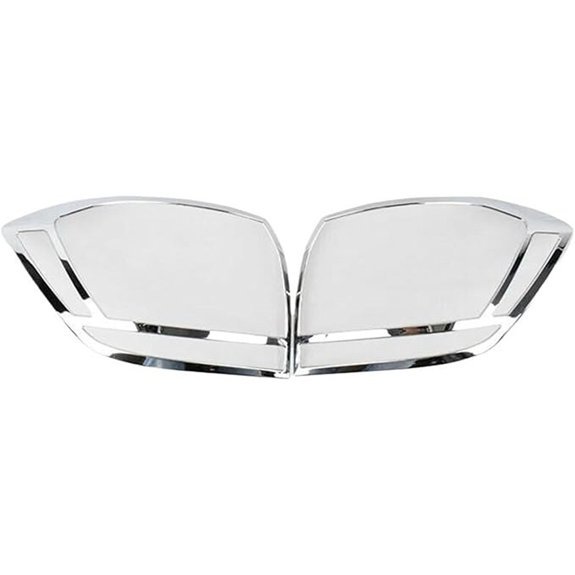 ABS Chrome Rear Light Cover Trim for Toyota Highlander