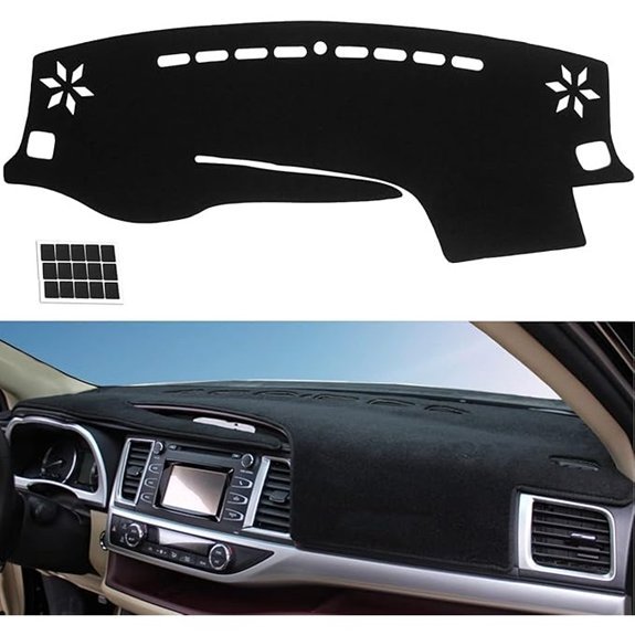 TUCAREST Dash Cover for Toyota Highlander (Without HUD)