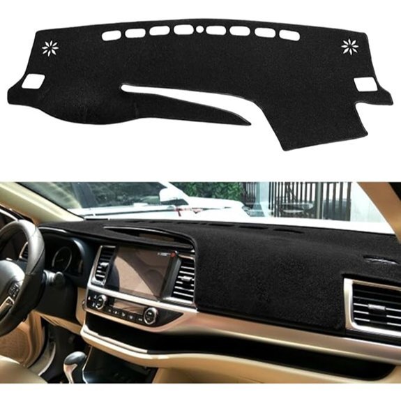 Yiz Dash Cover Mat for Toyota Highlander 2014-2019