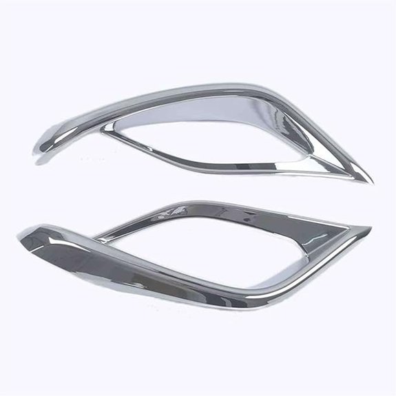 ABS Chrome Fog Light Cover Trim for Toyota Highlander