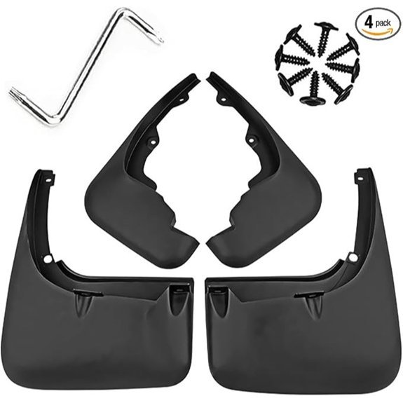 Mud Flaps for Toyota Highlander 2009-2011 (4 Pc)