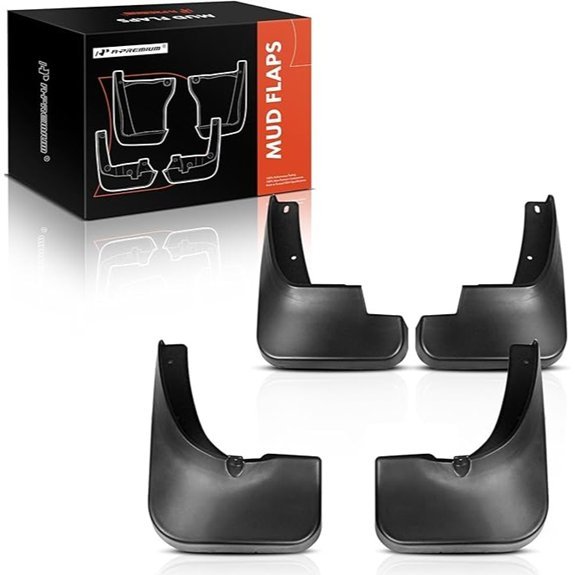 A-Premium Mud Flaps for Toyota Highlander 2008-2010