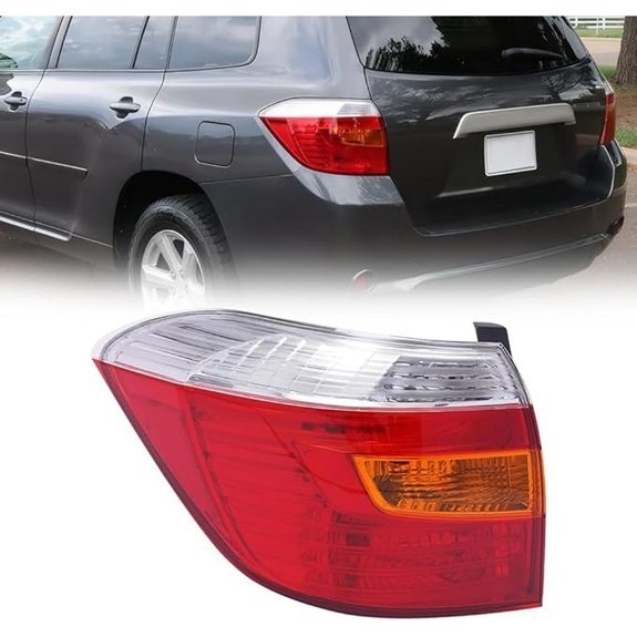 Toyota Highlander Driver Side Tail Light Assembly