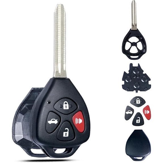 SUPALAND Key Fob Shell Case for Toyota Vehicles
