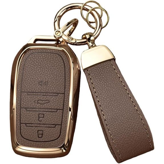 Toyota Leather TPU Key Fob Cover (4-Button)