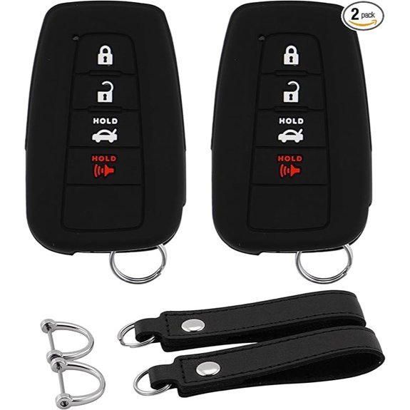 Silicone Key Fob Cover for Toyota (2 Pack)