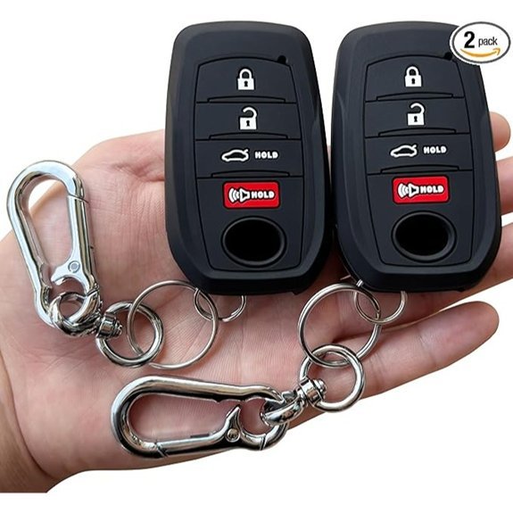 TANDRIVE Key Fob Cover for Toyota (2-Pack)