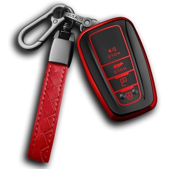 Sindeda Toyota Key Fob Cover with Keychain