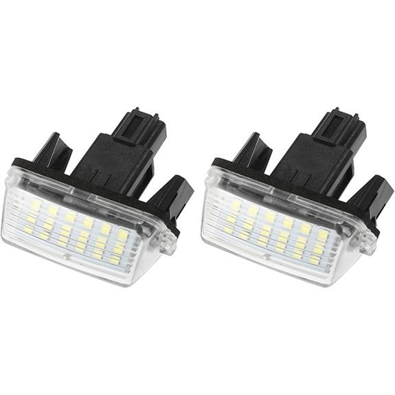 X AUTOHAUX LED License Plate Lights for Toyota