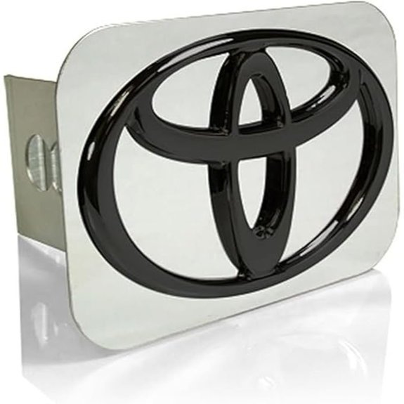 Toyota Black Logo Tow Hitch Cover