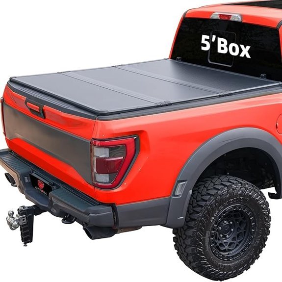 Tri-Fold Tonneau Cover for Toyota Tacoma 5ft Bed