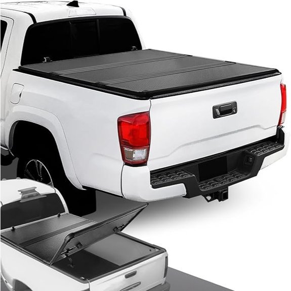 DNA MOTORING Tri-Fold Tonneau Cover for Toyota Tacoma (TTC-HARD-059)