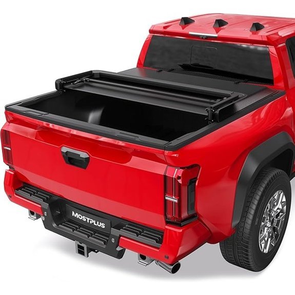 MOSTPLUS Tri-Fold Soft Tonneau Cover for Toyota Tacoma