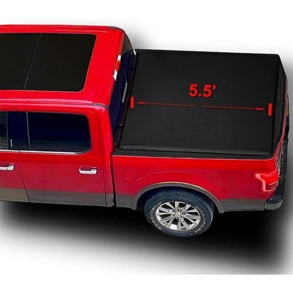 5.5ft Soft Roll Up Tonneau Cover for Toyota Tundra