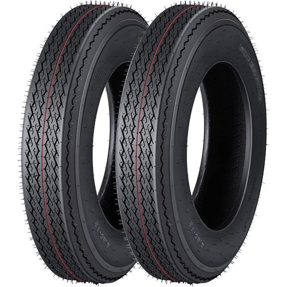 4.80-12 Trailer Tires - Pack of 2