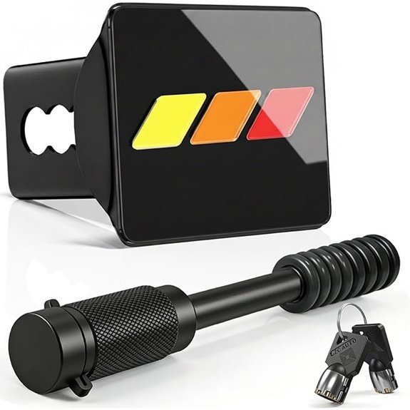 Tri-Color Hitch Cover for 2 Inch Receivers