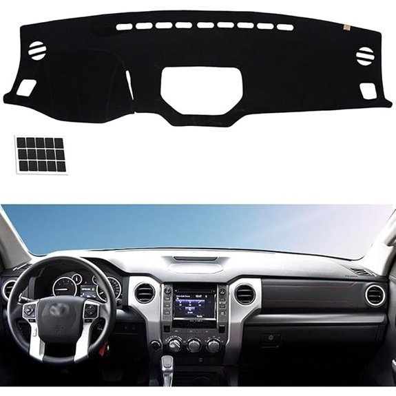 TUCAREST Dash Cover for 2014-2021 Toyota Tundra