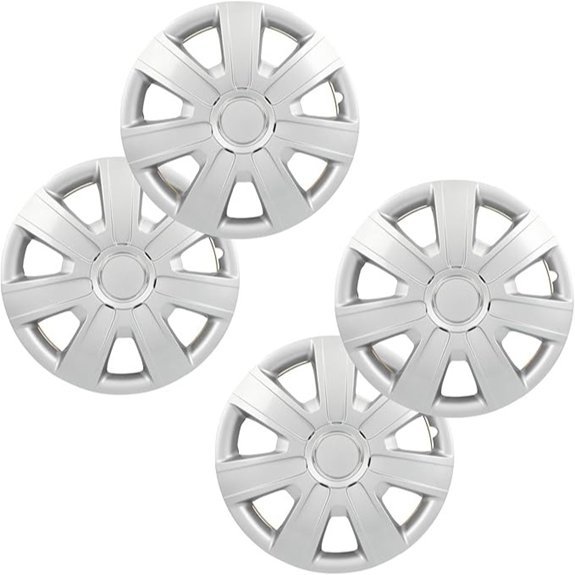 OCPTY 14 Inch Set of 4 Hubcaps for Universal Automotive Hubcap Wheel Cover