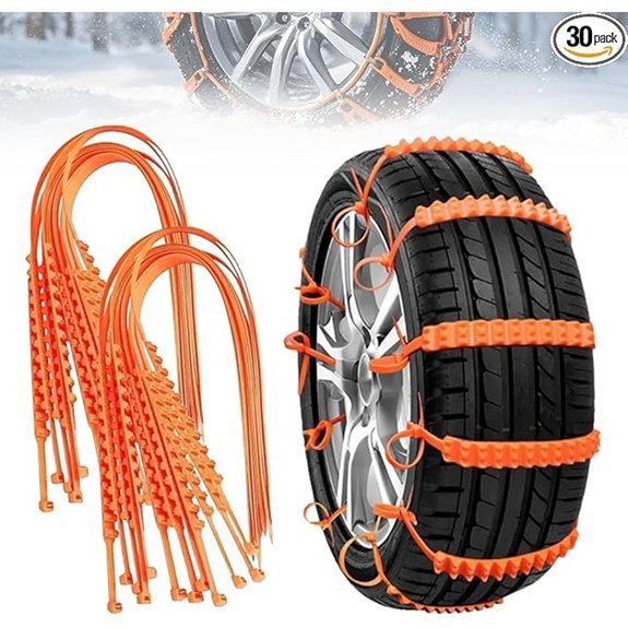 Universal Anti-Skid Snow Tire Chains (20PCS)