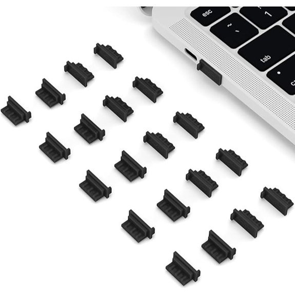 20 Pcs USB A Female Port Cover Caps