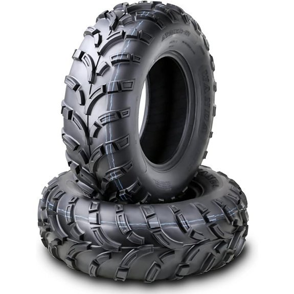 WANDA ATV/UTV Tires 25x8-12 25x8x12 6-Ply Light Mud Tires Set 2-10243