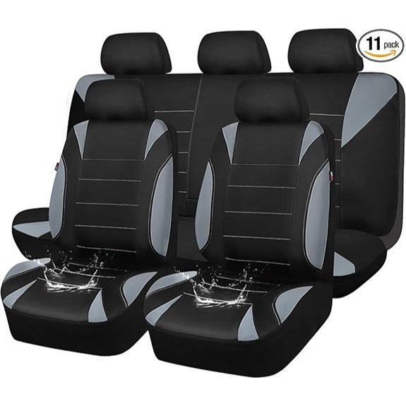 CAR PASS Waterproof Car Seat Covers Full Set