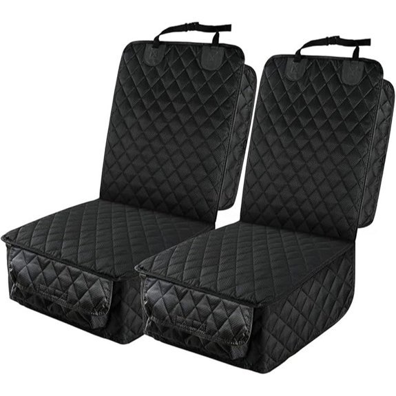 PETICON Waterproof Front Seat Car Cover 2 Pack