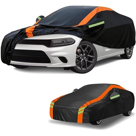 Dodge Charger/Challenger Waterproof Car Cover with Zipper Door